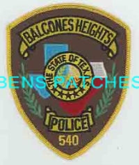TEXAS,BALCONES HEIGHTS POLICE 3